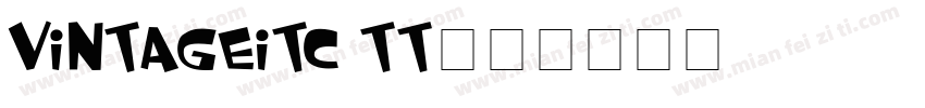 VintageITC TT字体转换